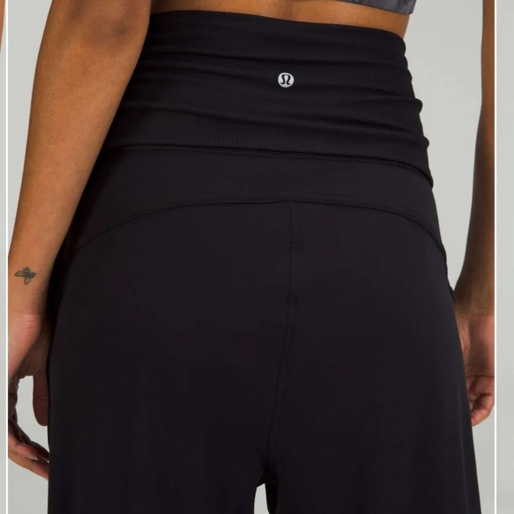 lululemon athletica High-Rise Ribbed-Waist Jogger - Black